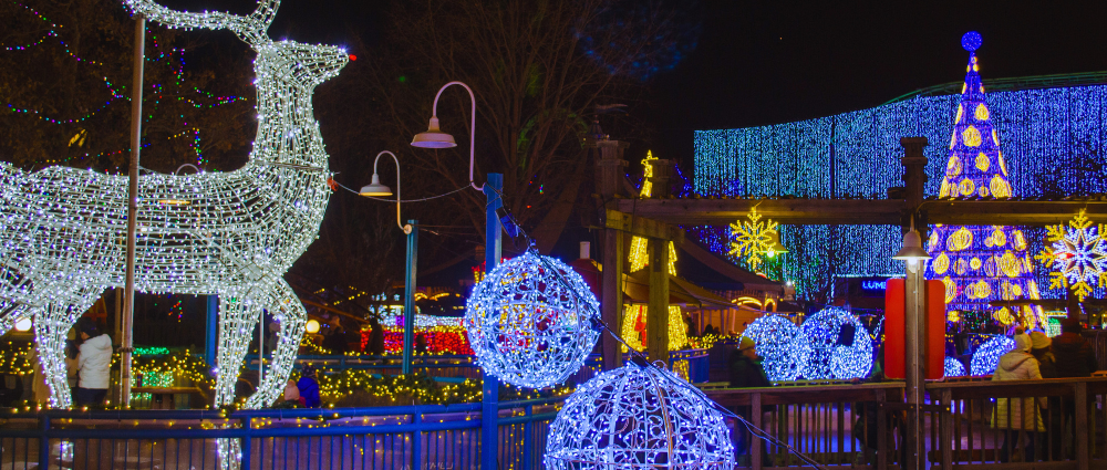 Airplane light display