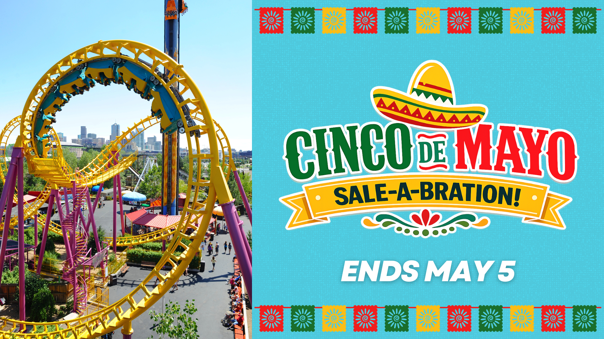 Get visits both the theme park and water park with a Season Pass. Two parks, one price!