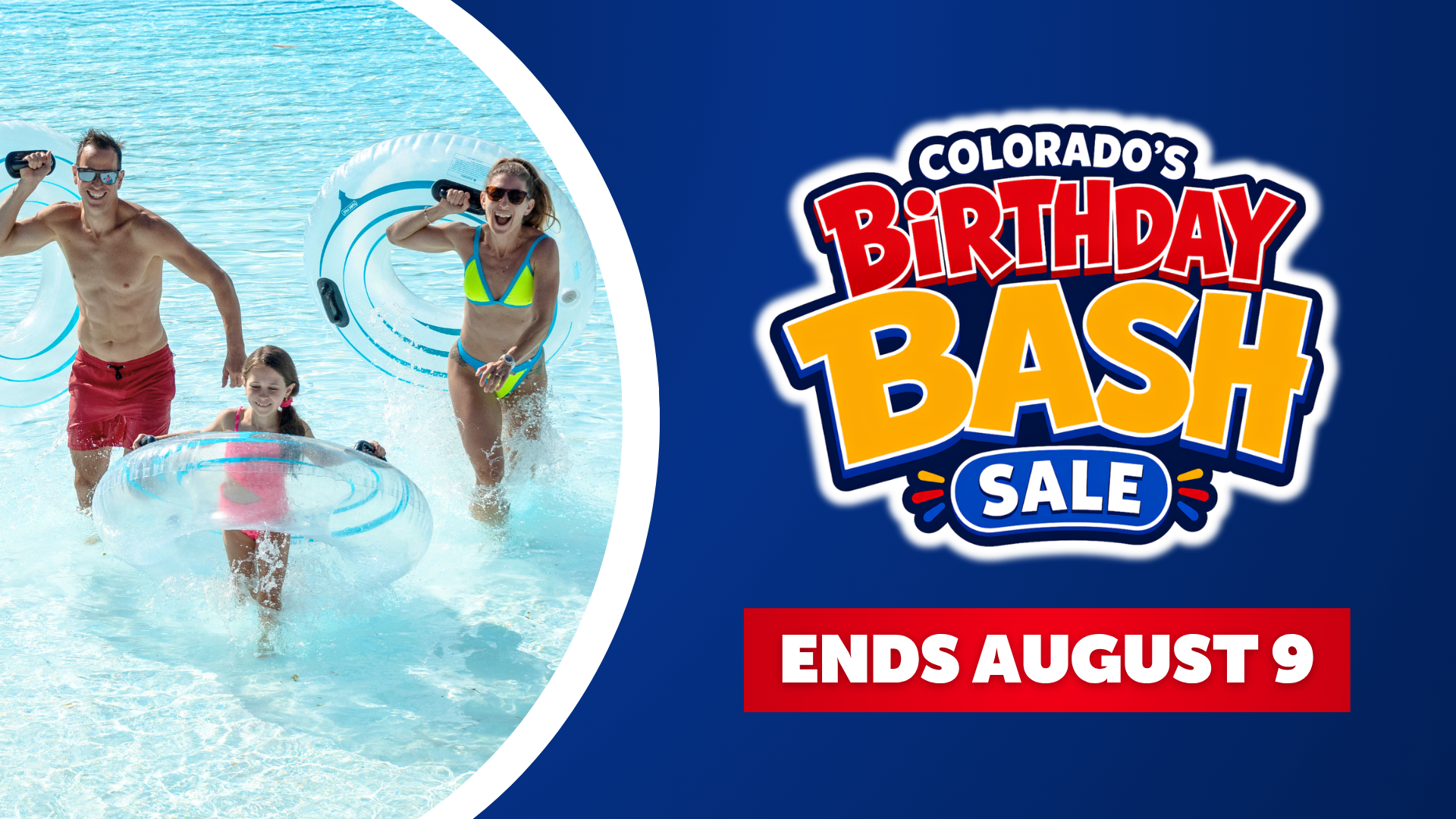 Get visits both the theme park and water park with a Season Pass. Two parks, one price!
